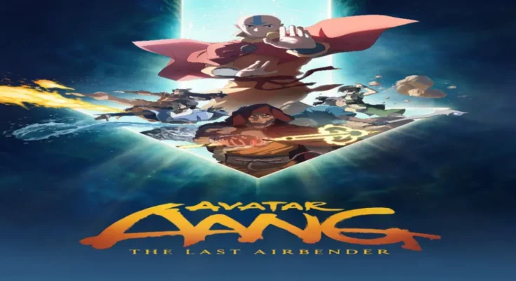 Aang and friends riding Appa in Avatar Aang The Last Airbender movie review