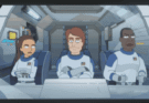 President Andre Curtis at his desk in President Curtis Rick and Morty spinoff show article