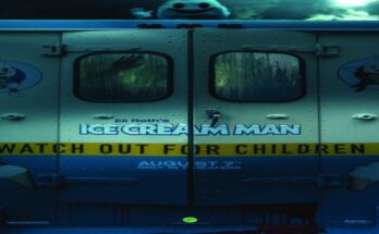 Ari Millen smiling from the truck in Ice Cream Man movie 2026 review