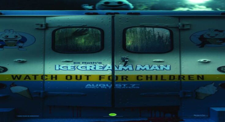 Ari Millen smiling from the truck in Ice Cream Man movie 2026 review